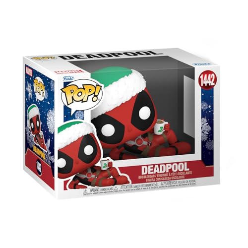 Funko Pop! Marvel: Holiday – Deadpool - Marvel Comics - Fumetti Marvel - Figura In Vinile Da Collezione - Idea Regalo - Merchandising Ufficiale - Gioc