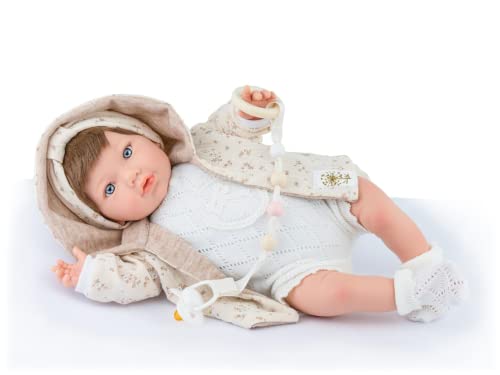Marina & Pau Bambola Alina Mousseline Newborn Astuccio 45 Cm