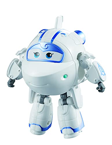 Super Wings - Transforming Vehicle , Series 2 , Astra , Plane , Bot , 5 Inch Figure,White