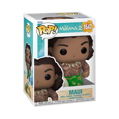 Funko Pop! Disney: Moana 2 - Maui - Oceania - Figura In Vinile Da Collezione - Idea Regalo - Merchandising Ufficiale - Giocattoli Per Bambini E Adulti