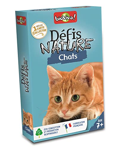 Défis Nature 282642 - Carte Tematiche, Gatti, Colore: Blu