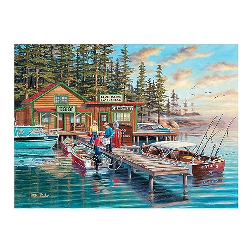 Relish 'Lakeside Vacation' Puzzle Da 63 Pezzi: Attività Per Anziani Specifiche Per Le Persone Affette Da Demenza/Alzheimer