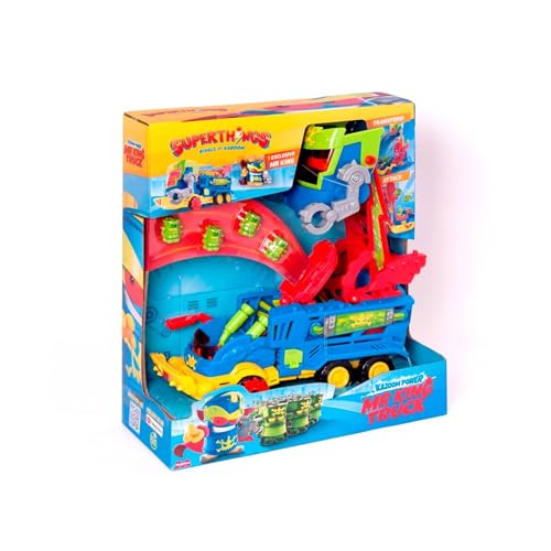 Superthings Kazoom Power - Mr. King Truck. Camion Di Mr King Della Serie Tv Di Clan "Kazoom Power". Contiene 1 Mr King Truck, 1 Mr King Exclusive, 4 R