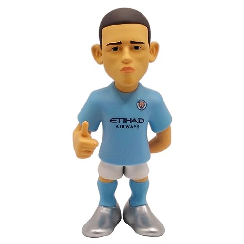 Minix Bandai Manchester City Phil Foden Model | Figura Da Collezione Phil Foden | Gamma Di Giocattoli Da Calcio Bandai | Colleziona Le Tue Figure E Sq
