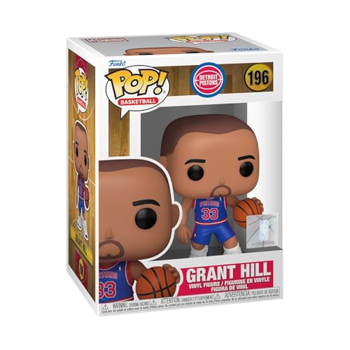 Funko Pop! Nba: Pistons - Rs - Grant Hill - Nba Legends - Figura In Vinile Da Collezione - Idea Regalo - Merchandising Ufficiale - Giocattoli Per Bamb