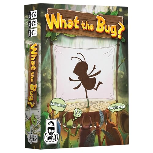 Cranio Creations - What The Bug?, Un Party Game Per Esperti Di Insetti E Di Imitazioni, Edizione Italiana