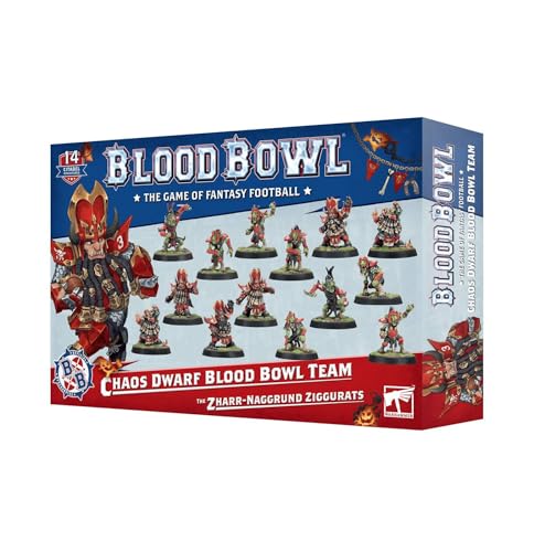Games Workshop - Warhammer - Blood Bowl: Chaos Dwarf Team - Gli Zharr-Naggrund Ziggurats