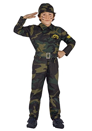 Ciao- Costume Per Bambini, Camouflage, 10-12 Anni, 10300.10-12