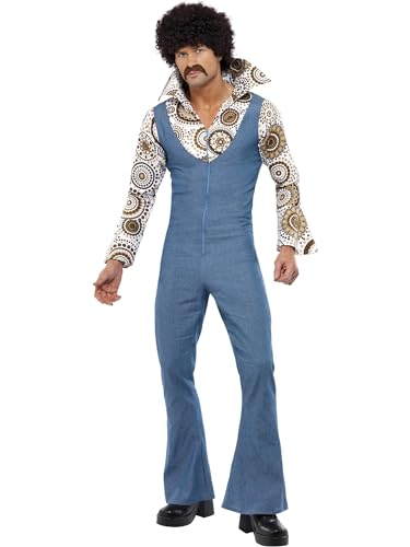 Smiffys Costume Da Ballerino All'Ultima Moda Tuta Con Finta Camicia Attaccata