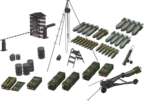 Icm - Accessorio Diorama Luftwaffe Airfield Equipment |Icm|48409| 1:48 Modellino Char Promo