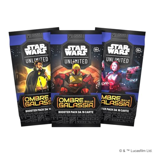 Asmodee Star Wars: Ombre Sulla Galassia Booster Pack Gioco Di Carte Collezionabili-Dai 12 Anni In Su, 2+ Giocatori, Edizione In Italiano, Colore, Swh0
