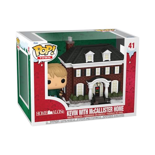 Funko Pop! Town: Home Alone - Kevin Mccallister With Home - Figura In Vinile Da Collezione - Idea Regalo - Merchandising Ufficiale - Giocattoli Per Ba