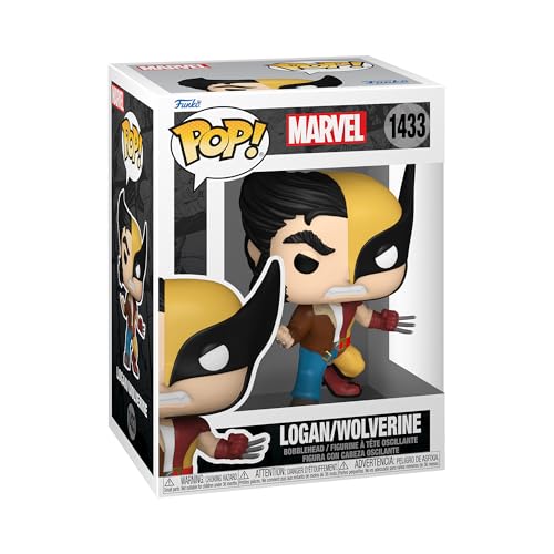 Funko Pop! Marvel: Split - Wolverine/Logan - Marvel Comics - Fumetti Marvel - Figura In Vinile Da Collezione - Idea Regalo - Merchandising Ufficiale