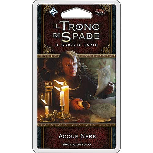 Asmodee -Il Trono Delle Spade Lcg 2Nd Ed. Gioco Da Tavolo Espansione Acque Nere Edizione Completamente In Italiano, Colore, 9248
