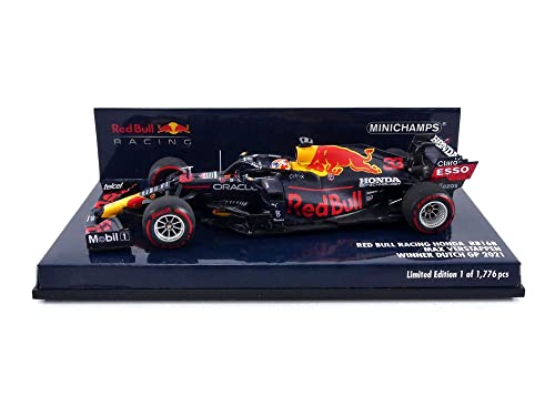 Minichamps 410211433 1:43 Red Bull Racing Honda Rb16B-Max Verstappen-Vincitore Olandese Gp 2021 Auto Da Collezione In Miniatura, Multicolore