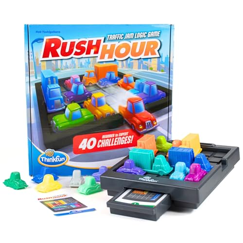 Ravensburger Thinkfun Rush Hour, Scappa Dagli Ingorghi, Gioco Da Tavolo, 1+ Giocatori, Idea Regalo Per Bambini E Ragazzi 8+ Anni