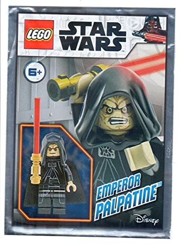 Blue Ocean Lego Star Wars Imperatore Palpatine Minifigure Foil Pack Set 912169 (Insaccato)