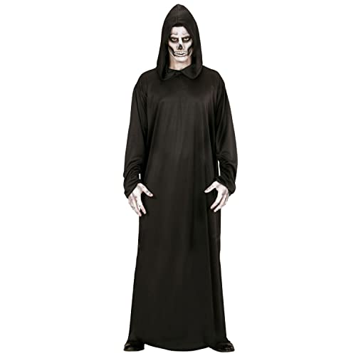 W Widmann Milano Party Fashion - Costume Da Mietitore, Tunica Nera, Tristo Mietitore, Becchino, Costumi Di Carnevale, Halloween