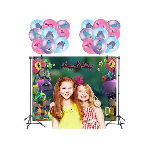Decorazioni Compleanno Trolls Palloncini Feste Compleanni Trolls Palloncino Sfondi Fotografia Compleanno Trolls Sfondo Fotografico Compleanno Trolls D