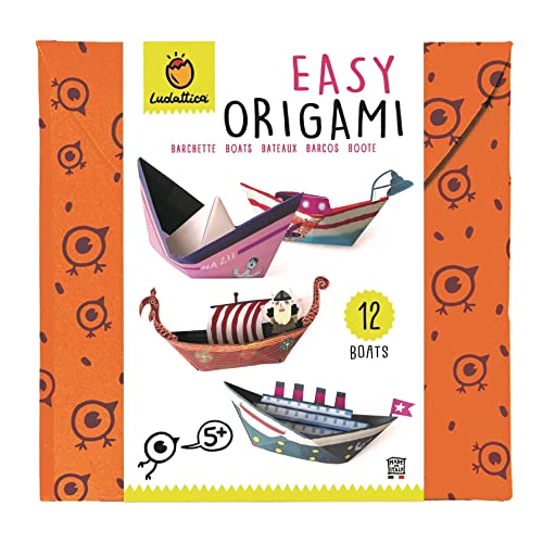 Ludattica - Easy Origami Farfalle - 12 Origami Illustrati - Età 5+ - Confezione In Morbido Panno - Made In Italy