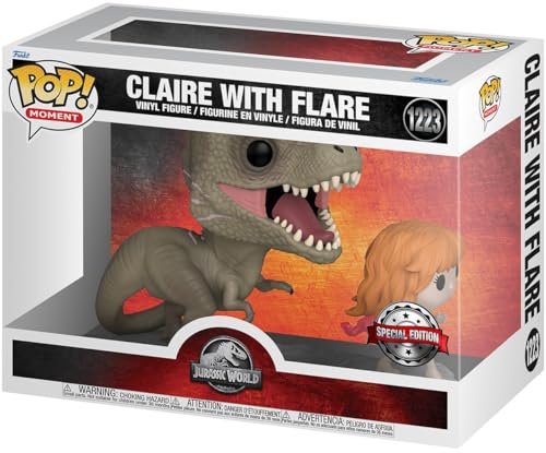Funko Jurassic Park Jurassic World - Claire With Flare (Pop! Moment) Vinyl Figurine No. 1223 Unisex Movie Moments