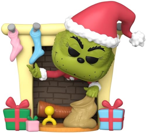 Funko Pop! Deluxe: Htgsc - The Grinch With Bag - How The Grinch Stole Christmas - Figura In Vinile Da Collezione - Idea Regalo - Merchandising Ufficia