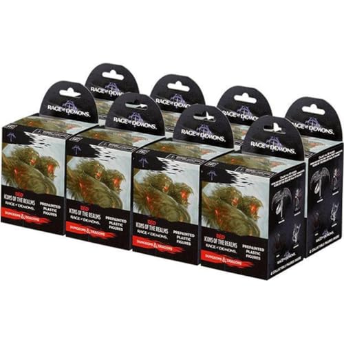 Wizkids- D&D Icons Of The Realms: Set 3 8 Ct. Booster Brick Monster Figure, Multicolore, 72066
