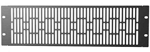 Techly Professional 028443 Pannello Di Chiusura Ventilato 3U Nero Per Rack Audio Video