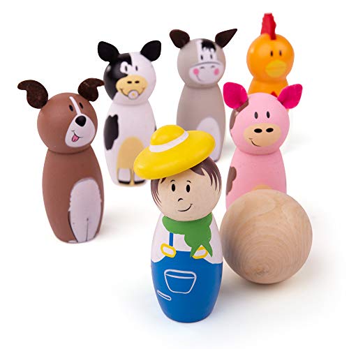 Bigjigs Toys Birilli Fattoria