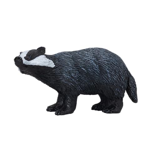 Mojo Badger British Wildlife Animal Model Toy Figure Per Gioco E Collezione