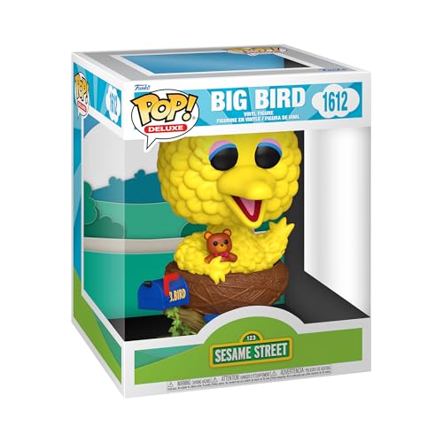 Funko Pop! Deluxe: Ss Big Bird In Nest Sesame Street Figura In Vinile Da Collezione Idea Regalo Merchandising Ufficiale Giocattoli Per Bambini E Adult
