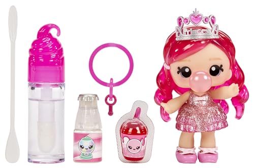 Yummiland Lipgloss Doll - Bianca Bubblegum -Bambola Profumata Con Kit Di Lucidalabbra Fai Da Te - Età 4+