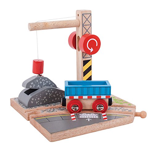 Bigjigs Rail Houten Rails - Gravel Kraan