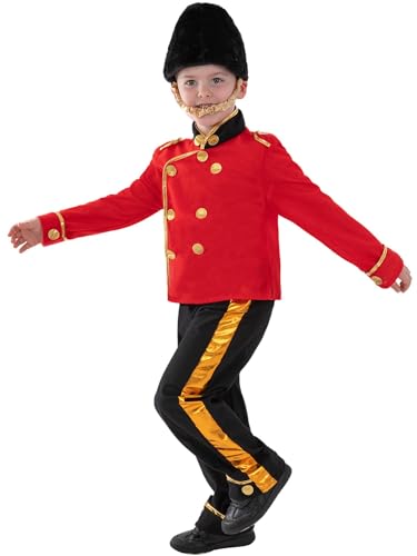 Smiffys Costume Da Guardia Con Colbacco, Con Parte Superiore, Pantaloni E Cappello