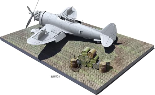 Miniart 49019 1:48 Marston Mat Attern Con Botti D'Olio – Riproduzione Fedele Del Modellismo, Kit Di Costruzione In Plastica, Fai Da Te, Hobby, Incolla