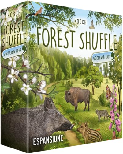 Asmodee - Forest Shuffle: Woodland Edge - Gioco Da Tavolo, 2-5 Giocatori, 10+ Anni, Edizione In Italiano