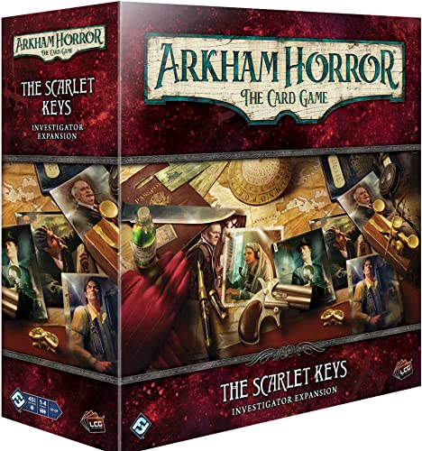 Fantasy Flight Games, The Scarlet Keys Investigator Expansion: Arkham Horror The Card Game, Gioco Di Carte, Età 14+, 1-4 Giocatori, 45 Minuti Di Gioco