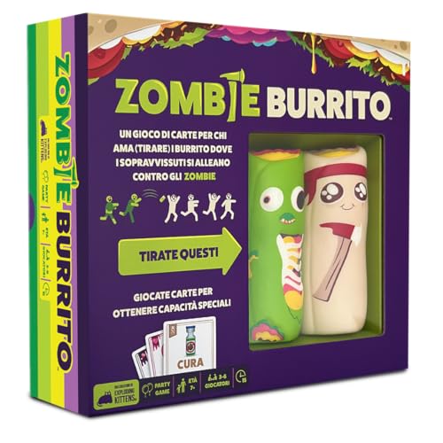 Asmodee Zombie Burrito, Gioco Da Tavolo, 7+ Anni, 2-5 Giocatori, Edizione In Italiano