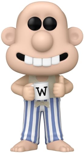 Funko Pop! Movies: Wallace In Pajamas & Gromit - Wallace In Pajamas In Pajamas - Wallace And Gromit - Figura In Vinile Da Collezione - Idea Regalo - M