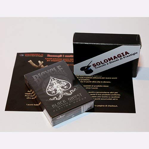 Bicycle Mazzo Di Carte Black Ghost By Ellusionist - Solomagia