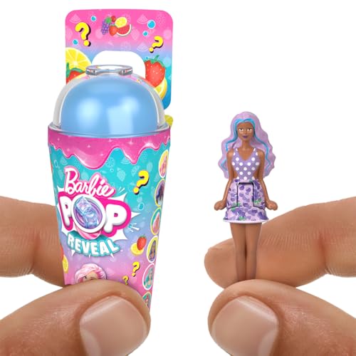 Bambole-Mini Barbieland Pop Reveal,1 Contenitore,1 Accessorio,1 Mini Figure A Sorpresa,Mattel-1 Pezzo Casuale-Eta 4+