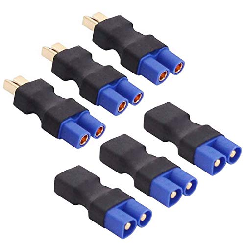 3 Coppie Senza Fili Deans T A Spina Ec3 Femmina Maschio Adattatore Connettore Wireless Per Rc Fpv Drone Auto Lipo Caricabatteria Nimh Esc