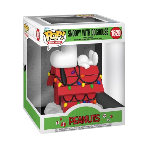 Funko Pop! Deluxe: Acbc– Snoopy & Doghouse - Peanuts Tv Specials - Figura In Vinile Da Collezione - Idea Regalo - Merchandising Ufficiale - Giocattoli