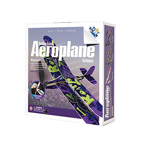 Playstem Rubber Band Aeroplane Biplane Stem Kit
