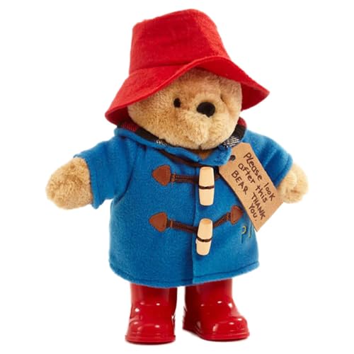 Paddington Bear With Boots & Embroidered Jacket Medium, Red (Pa1489)