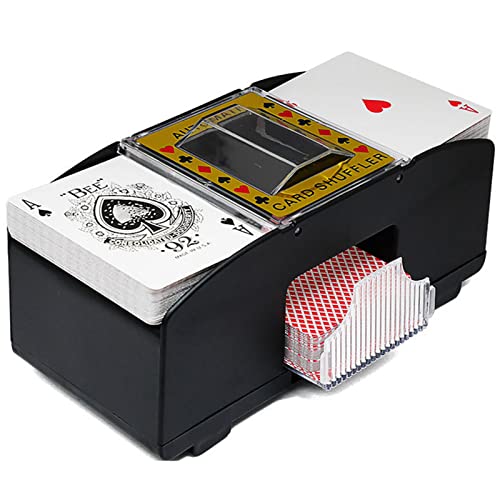 Famkit Mixer Automatico Per Carte Da Poker Da 1 A 2 Giochi - Miscelatore Elettrico A Batteria Per Casa, Feste, Club