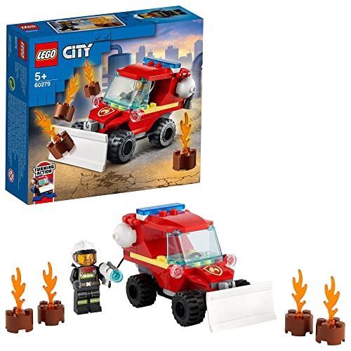 Lego City Fire Camion Dei Pompieri Giocattolo, Con Autopompa Antincendio E Minifigure Dei Vigili Del Fuoco, Giochi Per Bambini Di 5+ Anni, 60279