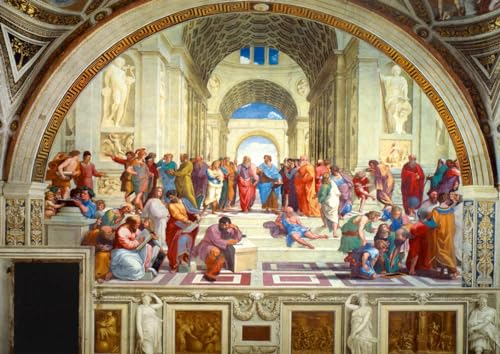 Puzzle Arte La Scuola Di Atene Raffaello 1000 Pezzi Bluebird