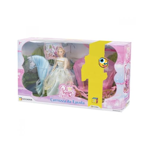 Giocheria Carrozza Da Favola Con Principessa Inclusa