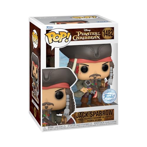 Funko Pop! Movies: Potc - Captain Jack Sparrow Sparrow - (Opening) - Pirates Of The Caribbean - Pirati Dei Caraibi - Figura In Vinile Da Collezione -